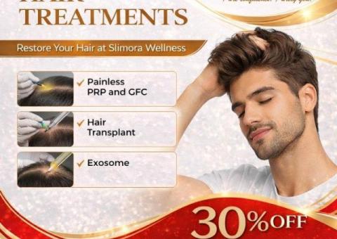 ✨ Restore your confidence with advanced hair treatments at Slimora Wellness ✨