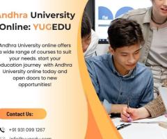 Andhra University Online Courses: yugedu