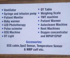 All Medical Equipments & Accesories,Surgicals  for sale free delivery to location allover India