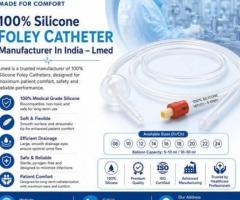 100% Silicone Foley Catheter Manufacturer In India – Lmed (chennai)