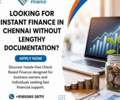 Which Company Offers Trusted Cheque Based Finance Services in Chennai (chennai)